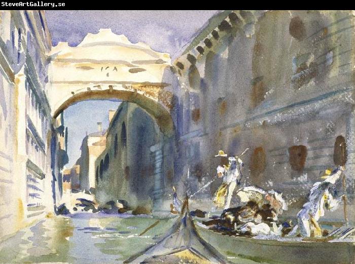 John Singer Sargent The Bridge of Sighs